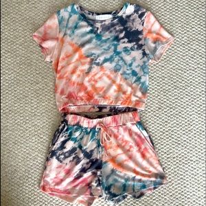 Tie dye PJ set